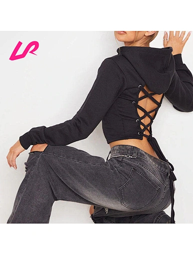 crop jumper hoodie